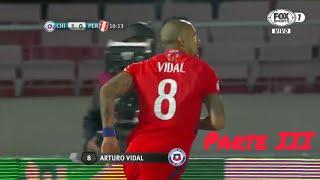 Los goles oficiales de Alexis Sánchez, Arturo Vidal y Eduardo Vargas (parte 3)