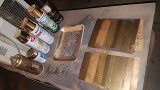 Gold Paint Tests Part 1 - Prepwork Ho!