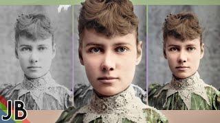 The Journalist Who Became Front Page News! Nellie Bly Photo Restoration and Colorization