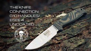 The Knife Connection G10 Handles/Uncoated ESEE-4- Black Scout Reviews