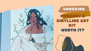 UNBOXING THE MOSSERY X SIBYLLINE ART KIT |  IS IT WORTH IT?