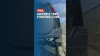 Hitting Curb When Parking Driving Test