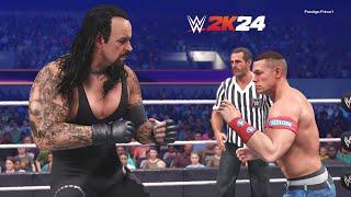 WWE 2K24 - John Cena Vs The Undertaker For The WWE Title (PS5)