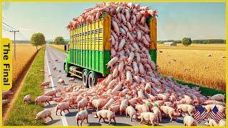 Behind The Scenes Of Moving 90 Million Pigs: Transport Innovations - Farming Documentary