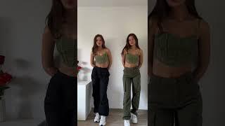 BERSHKA CARGO // Links in description ⬇️ #shorts #bershka #cargopants  #fashion #outfitinspo