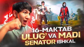 PRANK ULUGBEK TIL VA MADINA TESHIK XAQIDA 16 MAKTAB QISSASI +20 KILLS SOLO VS SQUAD PUBG MOBILE