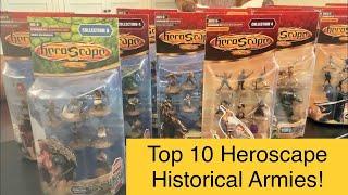 Bored with Fantasy/Sci-Fi New Releases? Top Ten Heroscape Historical Armies!  Original MB Edition!