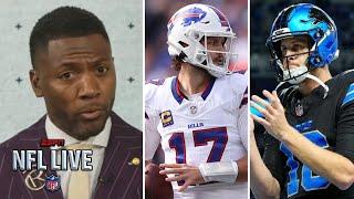 NFL LIVE | "Lions still have the best QB in the NFL: Jared Goff" - Ryan Clark: Josh Allen is MVP