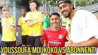 Youssoufa Moukoko BVB Wunderkind VS Abonnent Fussballspiel!