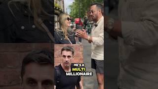 I asked the people of London what they think Gary Neville does for a living? #interview #garyneville