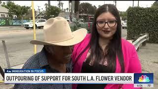 Good Samaritan buys everything from elderly flower vendor in LA