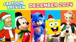 Every CARTOON MOVIE & SERIES in DECEMBER 2024 (Holiday Specials, Mickey Mouse, SpongeBob, Sonic)