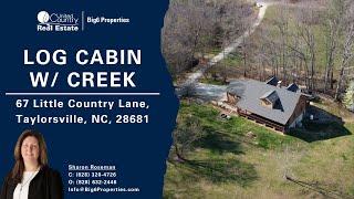 Log Cabin For Sale in NC Foothills!