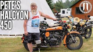 Pete's Janus Halcyon 450 motorcycle with 43,000 miles (and counting)