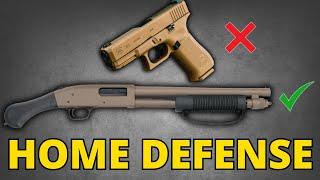 Why a SHOTGUN Is Better Than a PISTOL for Home Defense!