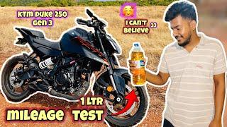 duke 250 gen 3 mileage test  | #motovlog #ktm250duke #mileage_test