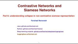 Part 6: understanding collapse in non-contrastive siamese representations