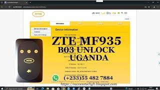 MTN MF935 B03 Unlock 100%  Permanently By SuccessTechent By SuccessTech 1