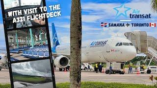 Flight Report | Air Transat | Samana to Toronto | A321-200 | El Catay Airport