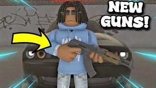 I UESED THE NEW GUNS TO SPIN  ON OPPS IN THIS SOUTH BRONX ROBLOX HOOD GAME!