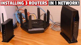 HOW TO CONNECT MULTIPLE  ROUTERS IN 1 NETWORK -  HOME NETWORKING FOR  BEGINNERS 2024