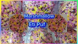 Marshmallow biscuit with coloured sprinkles/Marshmallow/ASMR/Precious M Vlog