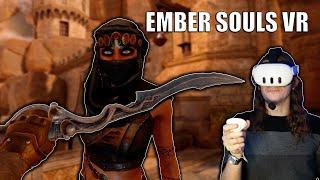 This NEW Quest 3 VR Game is like Prince of Persia VR | Ember Souls