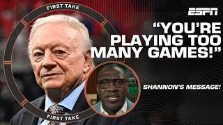 Shannon Sharpe offers STRONG ADVICE to Jerry Jones about Mike McCarthy’s future  | First Take