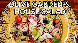 How to make THE OLIVE GARDEN'S | House Salad with House Dressing