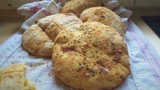 Traditional Bosnian flatbreads, side dish for barbecue meat