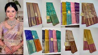 Designer bridal Kanchipuram pattu sarees|Handloom silk sarees