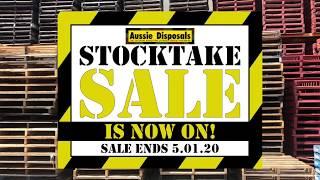 Aussie Disposals Stocktake Sale is Now On!