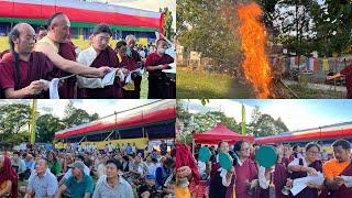 Kyabje Dudjom Rinpoche is performing Jinser puja for the settler of Choephelling #tibetanyoutuber