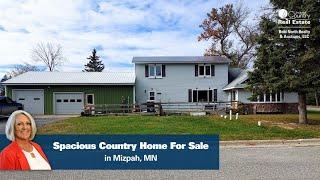 Spacious Country Home for Sale in Mizpah, MN