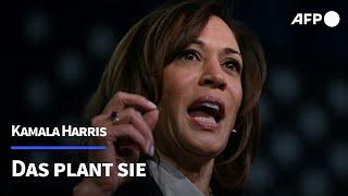 Das sind Kamala Harris' Pläne für den Fall eines Wahlsiegs | AFP