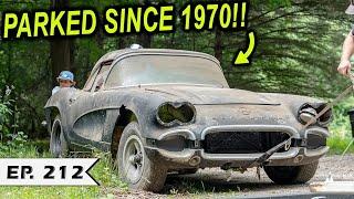 RESCUED: 1962 Corvette!! Parked right here in 1970!!