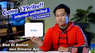 Internet UNLIMITED Cuma 129ribu/Bulan!! Bisa Untuk Di RUMAH dan DI MANA AJA! XL Satu Lite