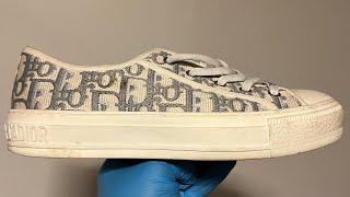 How To  Clean Christian Dior Walk’n’ Sneakers “Oblique”