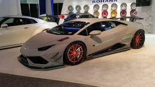 DUBSandTIRES.com Rohana Forged Lamborghini Huracan Orange Black Wheels Sema 2018