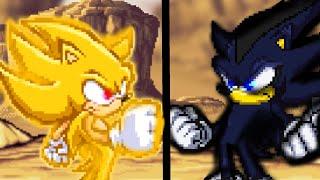 Sonic vs Seelkadoom (Part 1)| Sprite animation | Stick nodes