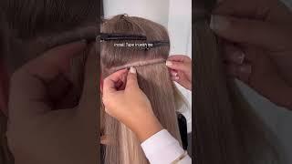 Tape-In Hair Extensions on Short Hair? YES! Get Long Hair in Minutes!