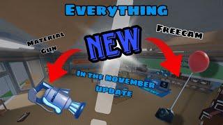 the NEW NOVEMBER update with THE MATERIAL GUN and FREECAM Oaklands(V.1.70.0)