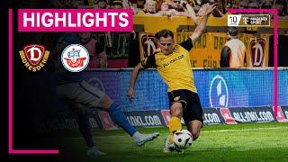 Dynamo Dresden - Hansa Rostock | Highlights 3. Liga | MAGENTA SPORT