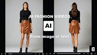 NEW AI Clothing Fashion Video Generator - Create AI Video for E-commerce or Fashion Collections