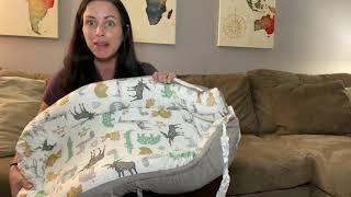 Review of WloveTravel Baby Lounger, Newborn Baby Nest Sleeper,Ultra  Breathable Portable Infant Crib