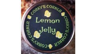 Canning Lemon Jelly, 4 Ingredients, Hot Water Bath Canning