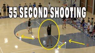 55 Second Shooting - Basketball Drill to Make Your Players Better Shooters