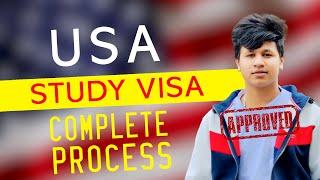 USA STUDY VISA FULL PROCESS |WITHOUT IELTS | NO AGENT