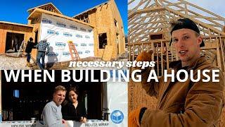 SHEETING & HOUSE WRAP | Working Towards Enclosing OUR HOUSE