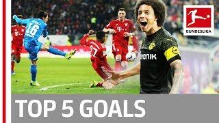 Top 5 Goals on Matchday 18 -  Lewandowski, Witsel, Rebic & More